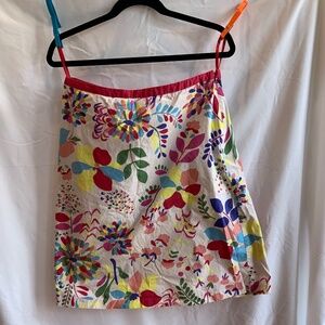 Boden A-line cotton size zip skirt - US 10/UK 14